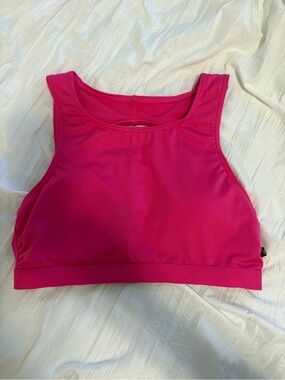 La Vie En Rose Hot Pink Bikini Top